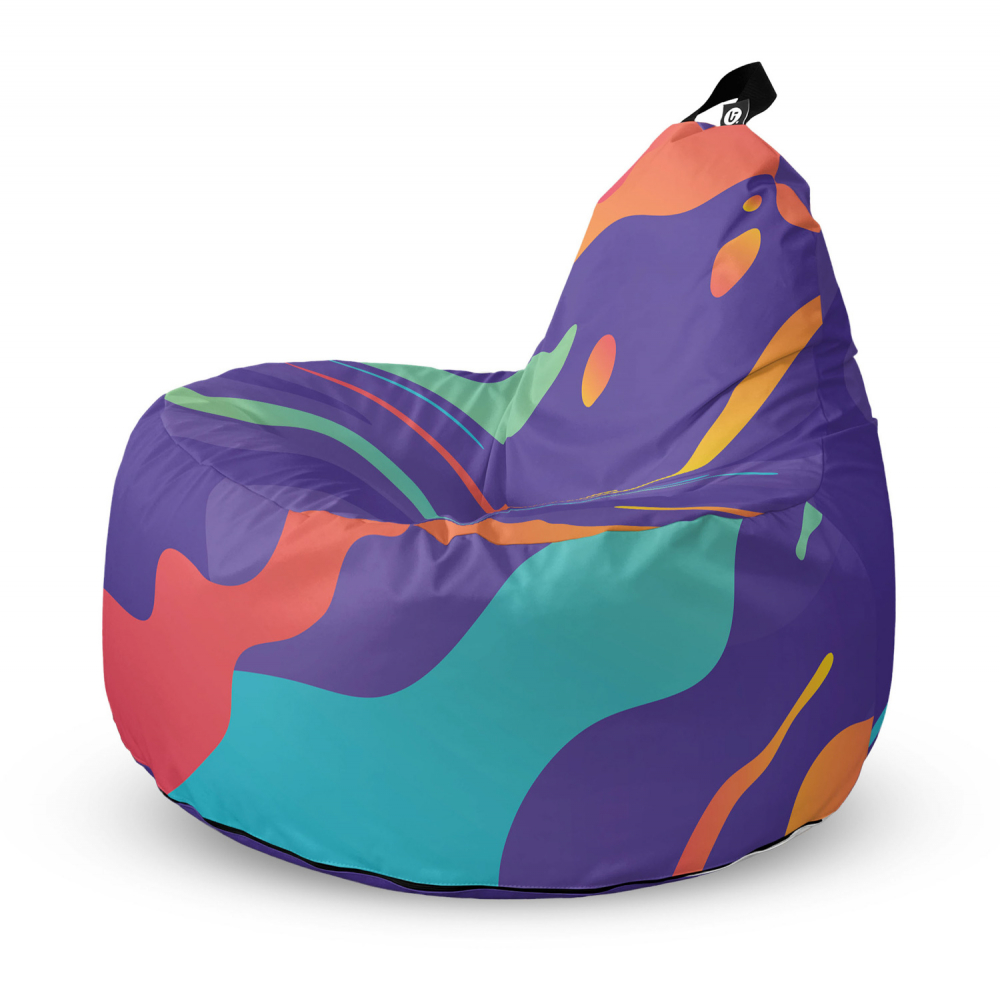 Fotoliu Updeco Puf Bean Bag tip Big Chill retro lava - 4