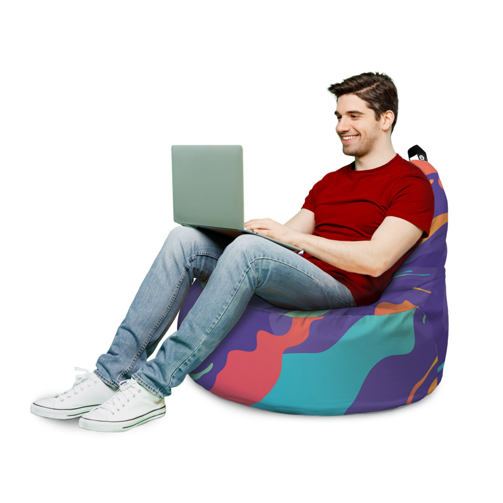 Fotoliu Updeco Puf Bean Bag tip Big Chill retro lava - 2