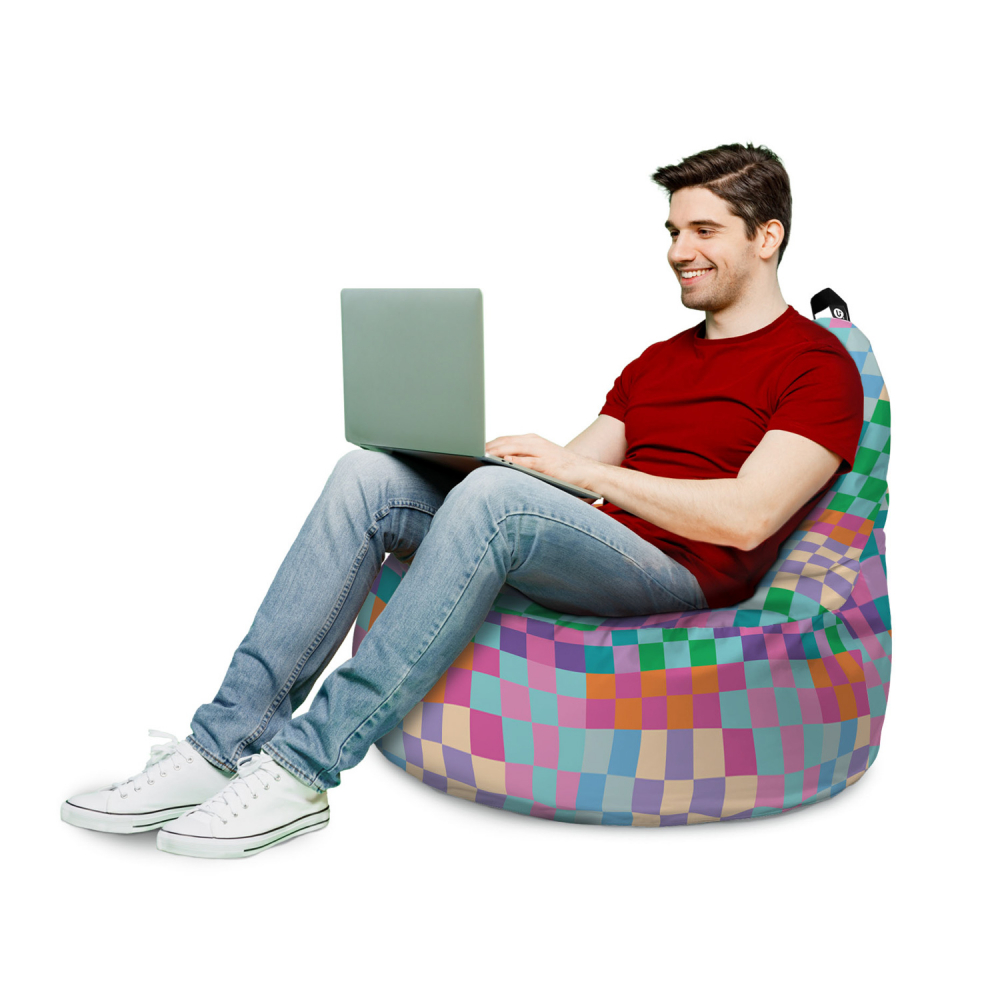 Fotoliu Updeco Puf Bean Bag tip Big Chill squares - 2 | YEO