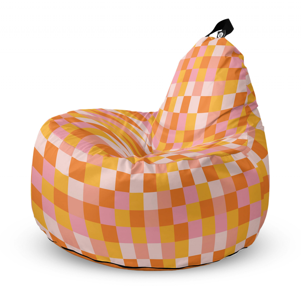 Fotoliu Updeco Puf Bean Bag tip Big Chill squares warm - 4