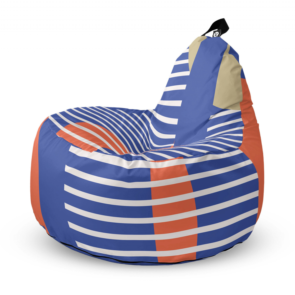 Fotoliu Updeco Puf Bean Bag tip Big Chill vision blue