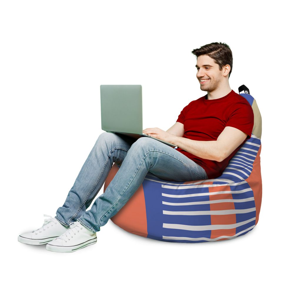 Fotoliu Updeco Puf Bean Bag tip Big Chill vision blue - 2 | YEO