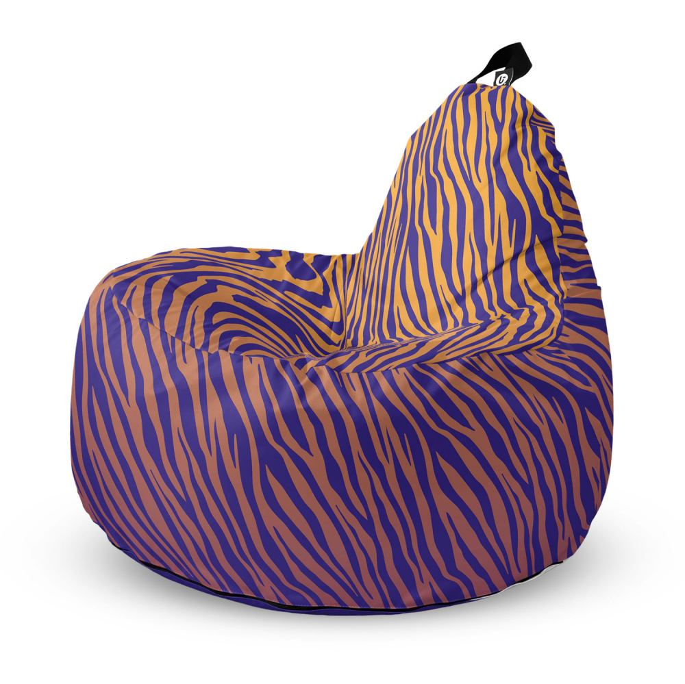 Fotoliu Updeco Puf Bean Bag tip Big Chill zebra gradient dark