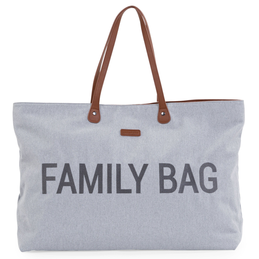 Geanta Childhome Family Bag canvas gri - 3