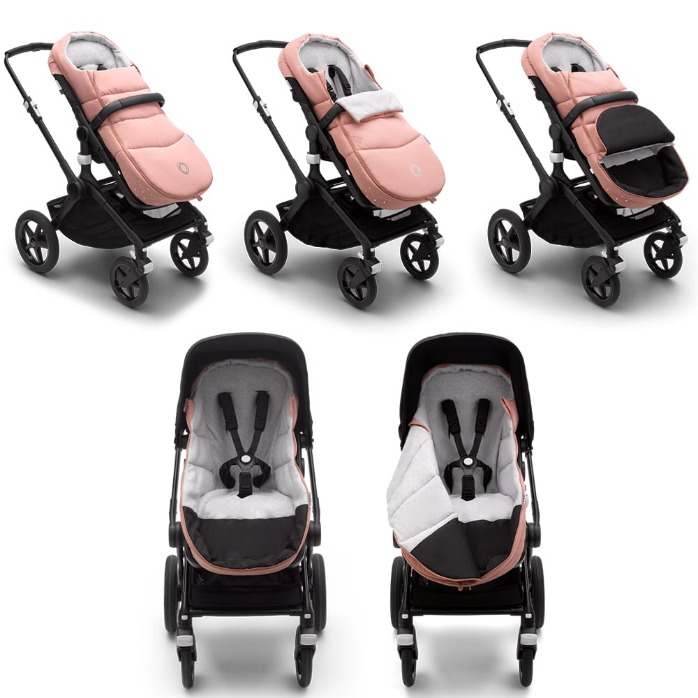 Husa de picioare universala carucior Bugaboo evening pink - 5