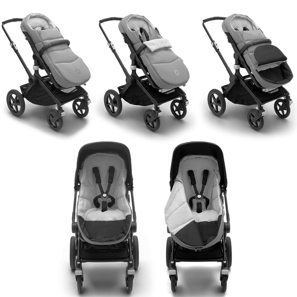 Husa de picioare universala carucior Bugaboo midnight black - 1