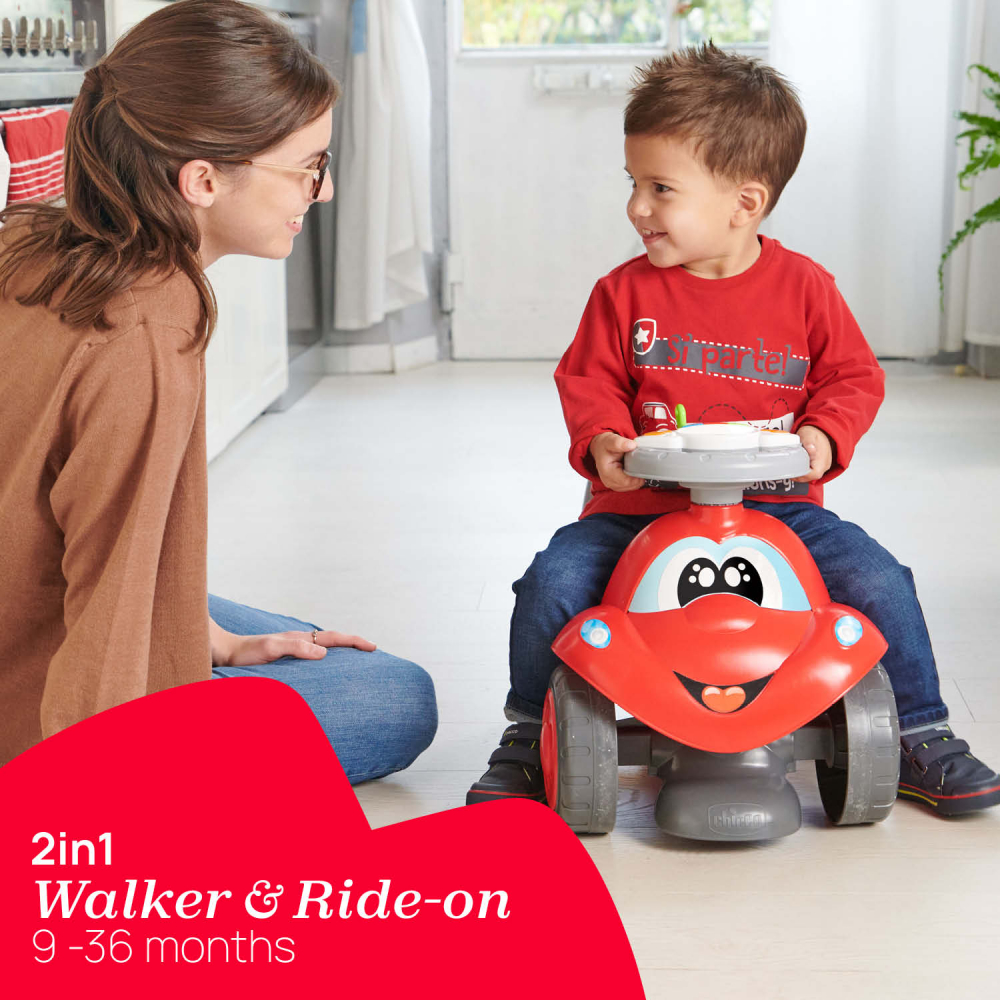 Masinuta copii Chicco Billy Walk and Ride 2 in 1 Rosu 12-36 luni - 3 | YEO