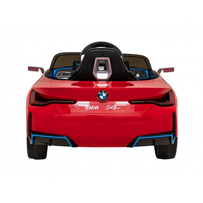 Masinuta electrica cu telecomanda BMW I4 rosu - 9