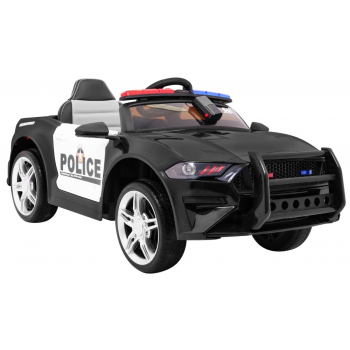 Masinuta electrica cu telecomanda GT Sport Police negru - 4