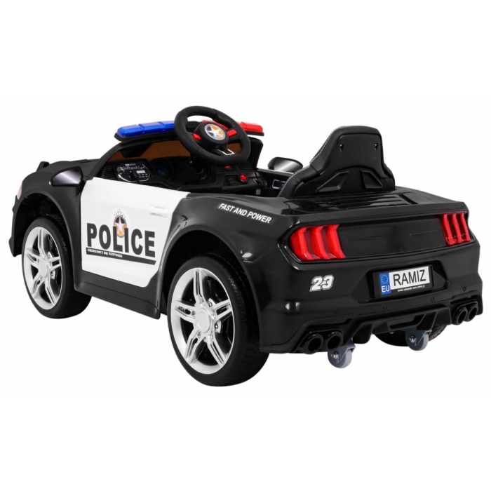 Masinuta electrica cu telecomanda GT Sport Police negru - 7