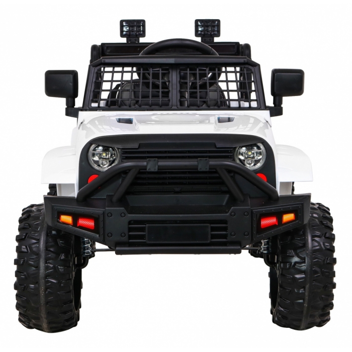 Masinuta electrica cu telecomanda Jeep Dark Night alb - 5