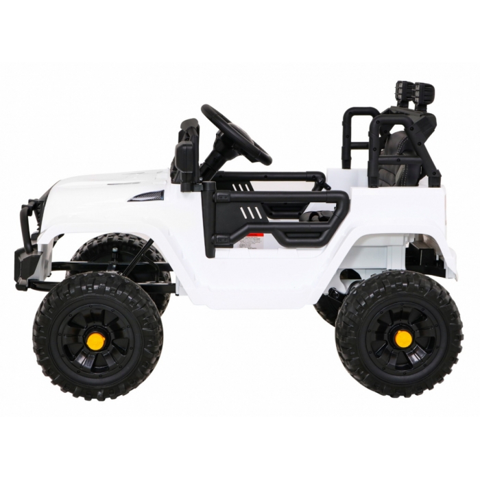 Masinuta electrica cu telecomanda Jeep Dark Night alb - 6