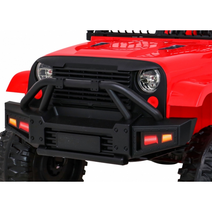 Masinuta electrica cu telecomanda Jeep Dark Night rosu - 5