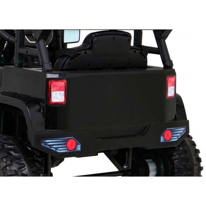 Masinuta electrica cu telecomanda Jeep Dark Night negru - 4