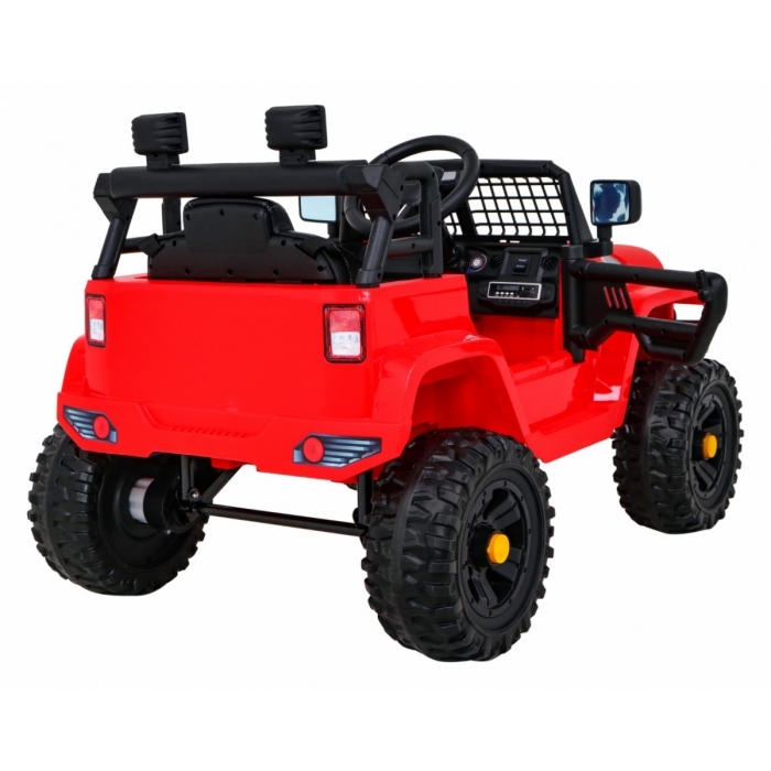 Masinuta electrica cu telecomanda Jeep Dark Night rosu - 2