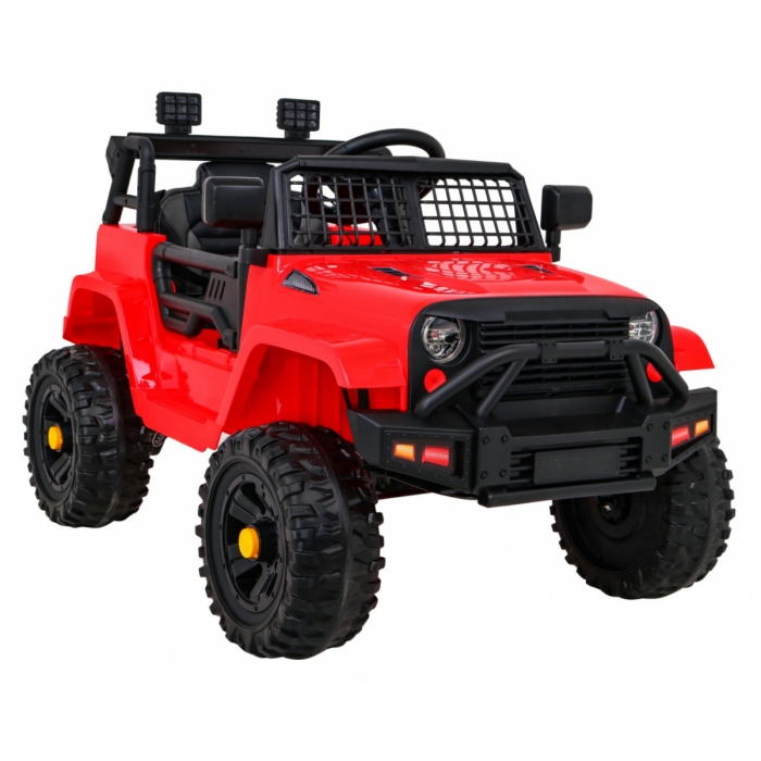 Masinuta electrica cu telecomanda Jeep Dark Night rosu - 4