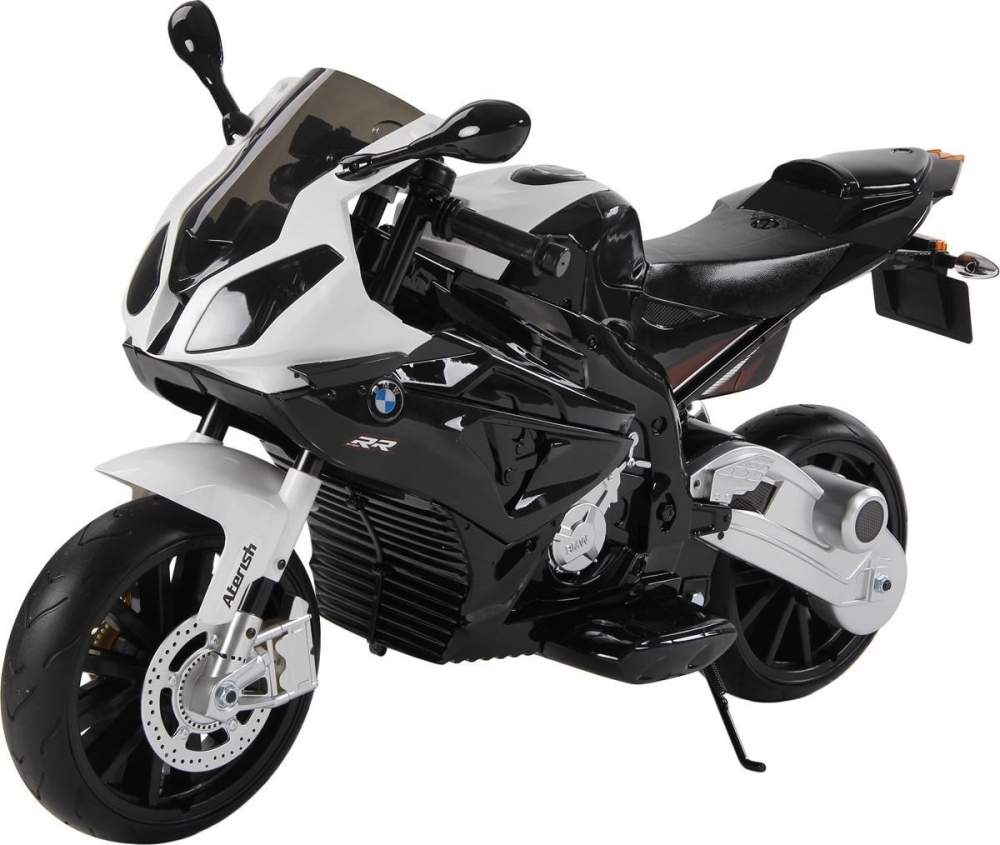 Motocicleta electrica 12V 90W cu doua motoare BMW RR Black - 6