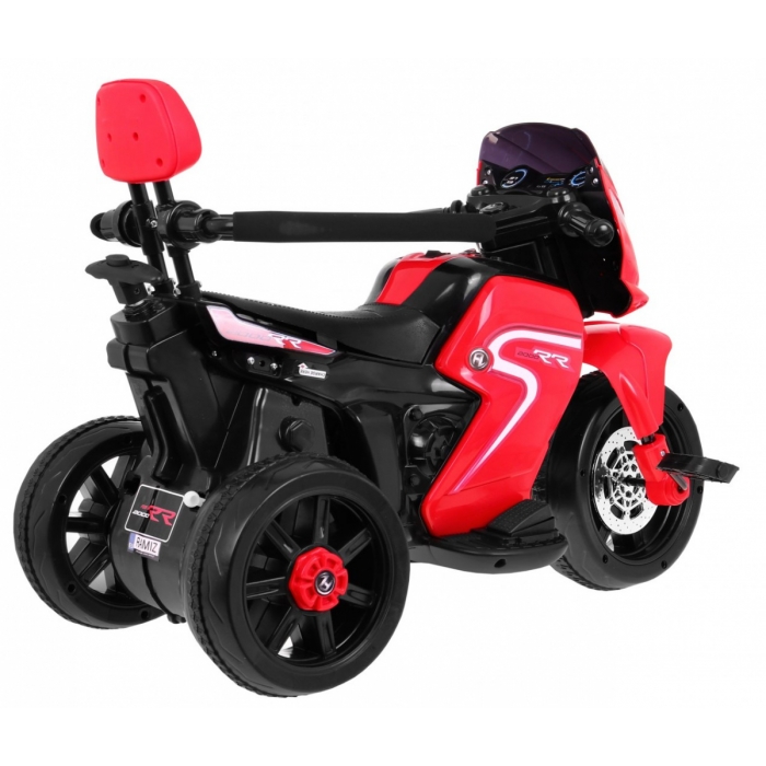 Motocicleta 3 in 1 electrica 78x39x59 cm rosu - 1