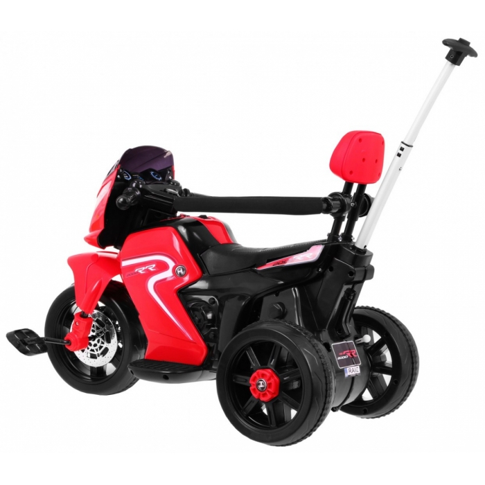 Motocicleta 3 in 1 electrica 78x39x59 cm rosu - 2