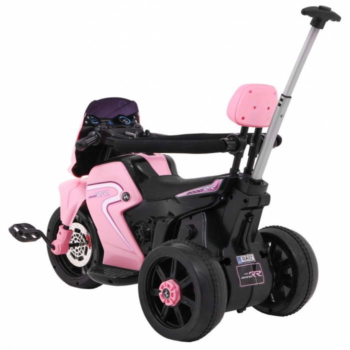 Motocicleta 3 in 1 electrica 78x39x59 cm roz - 8