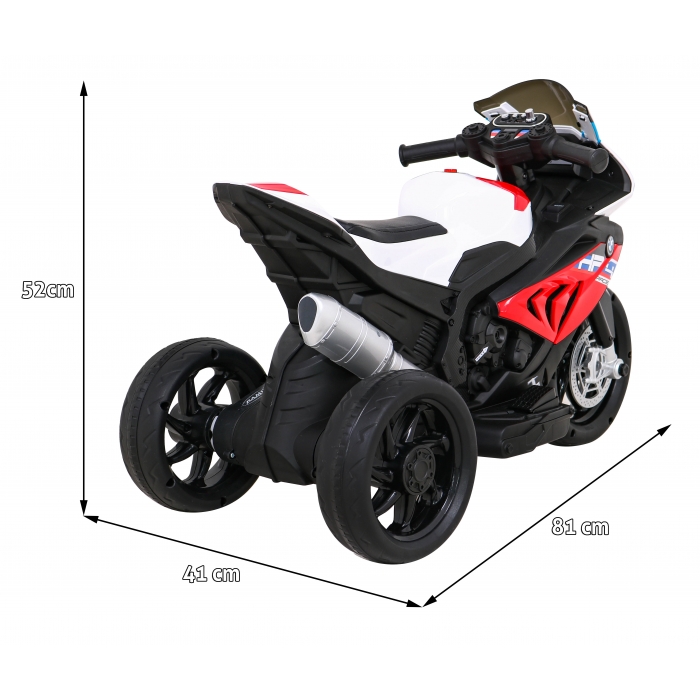 Motocicleta electrica BMW HP4 81x41x52 cm rosu - 8