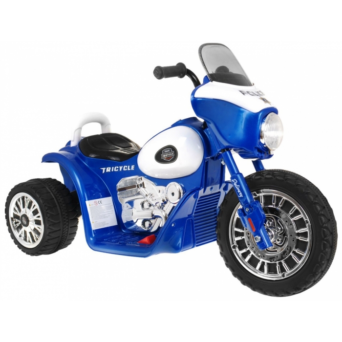 Motocicleta electrica Chopper JT568 79x46x54 cm albastru 20W