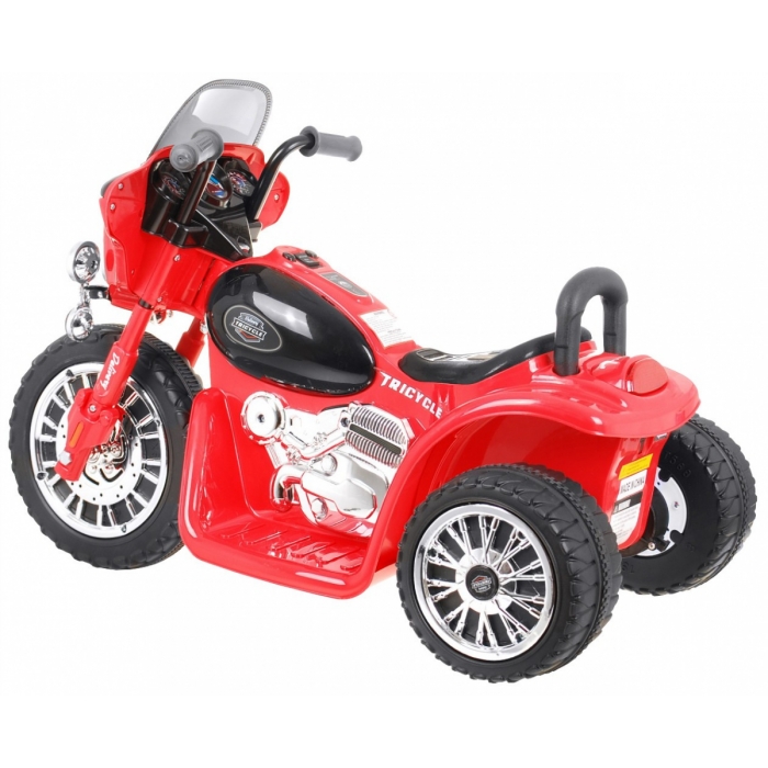 Motocicleta electrica Chopper JT568 79x46x54 cm rosu 20W - 1