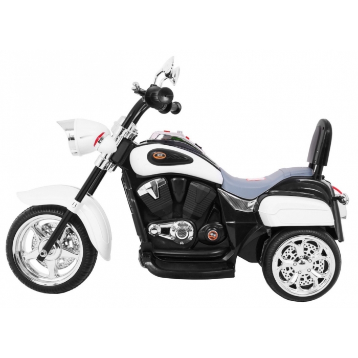 Motocicleta electrica Chopper NightBike TR1501 92x34x63 cm alb - 4