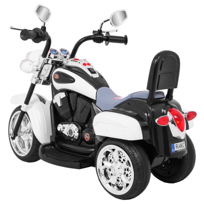 Motocicleta electrica Chopper NightBike TR1501 92x34x63 cm alb - 5