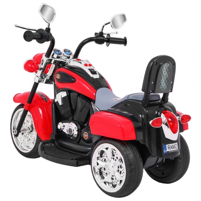 Motocicleta electrica Chopper NightBike TR1501 92x34x63 cm rosu - 6