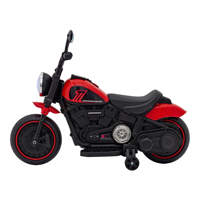 Motocicleta electrica Chopper Faster AHL008 78x30x55 cm rosu - 7