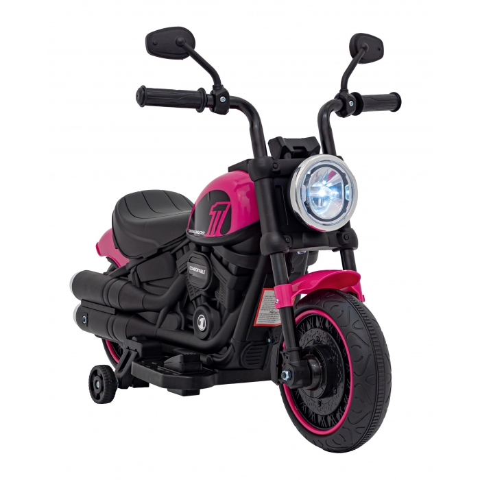 Motocicleta electrica Chopper Faster AHL008 78x30x55 cm roz - 5