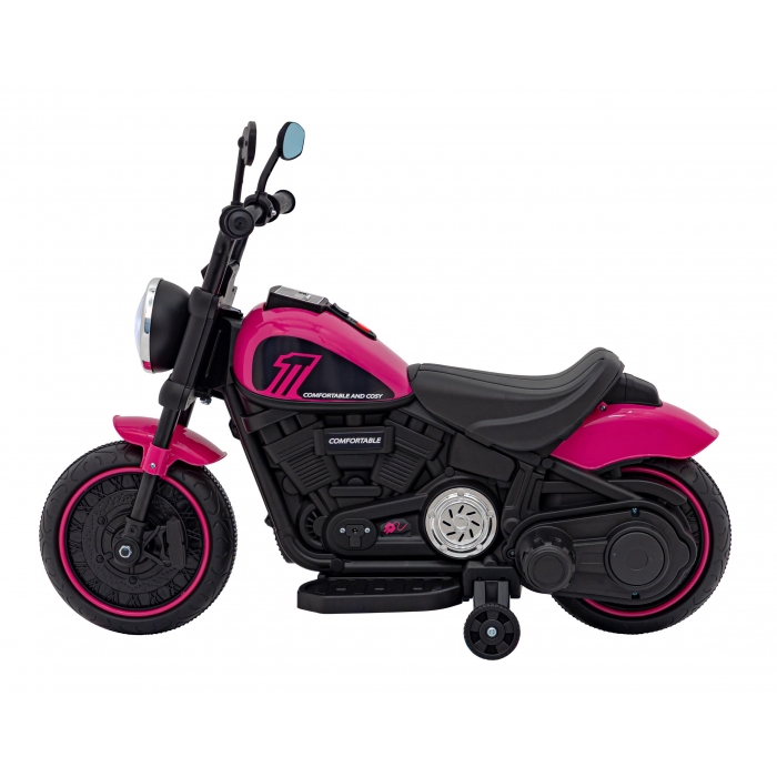 Motocicleta electrica Chopper Faster AHL008 78x30x55 cm roz - 7