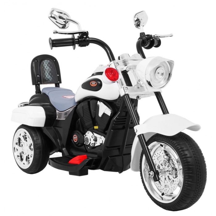 Motocicleta electrica Chopper NightBike TR1501 92x34x63 cm alb