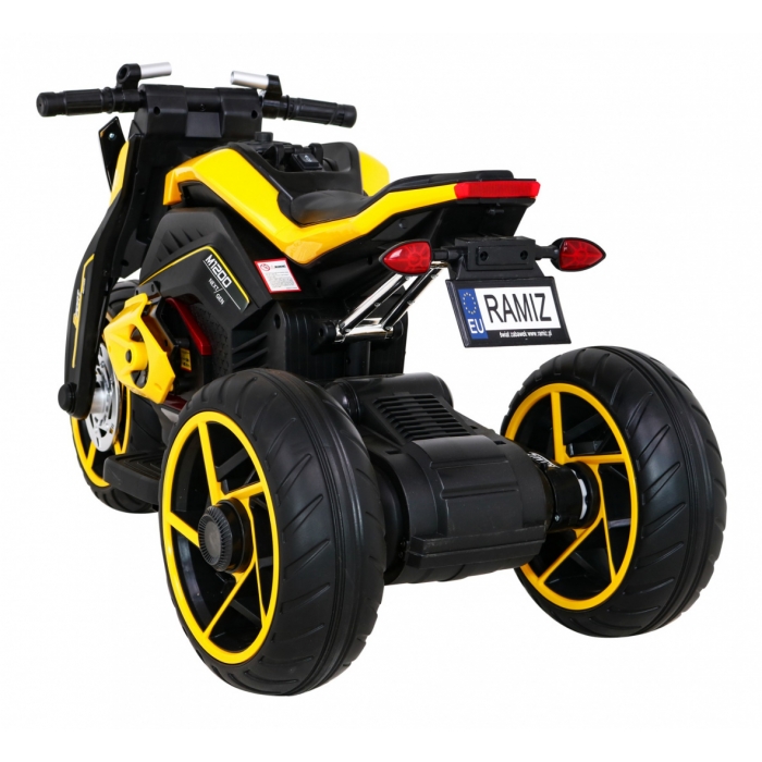 Motocicleta electrica Future LL8001-A 109x54x68 cm galben - 7