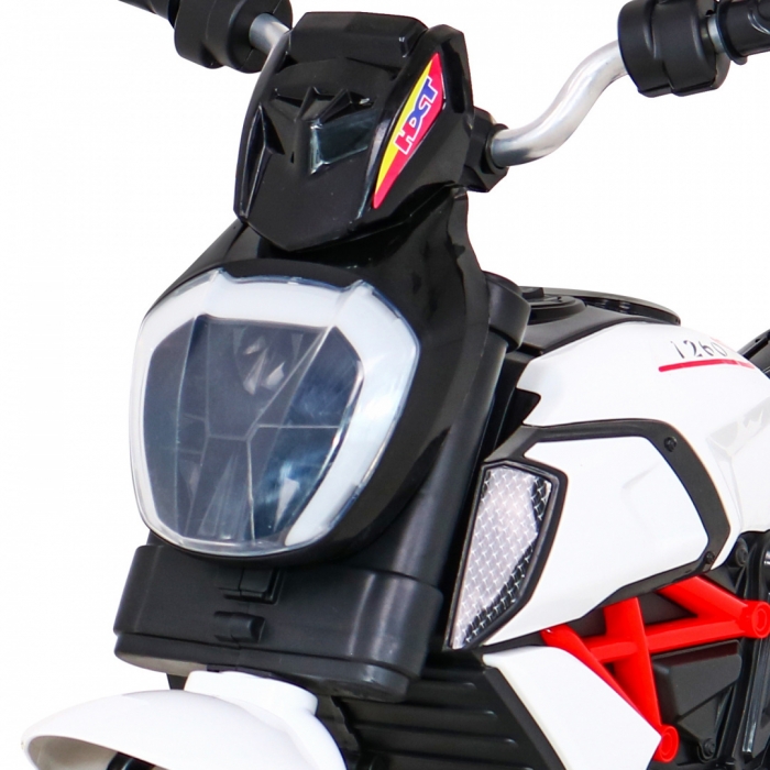 Motocicleta electrica Fast Tourist 83x35x63 cm alb - 3