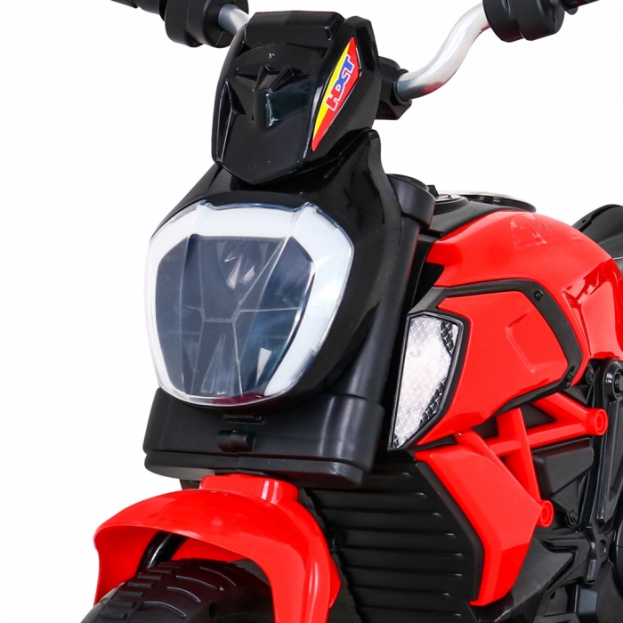 Motocicleta electrica Fast Tourist 83x35x63 cm rosu - 3 | YEO