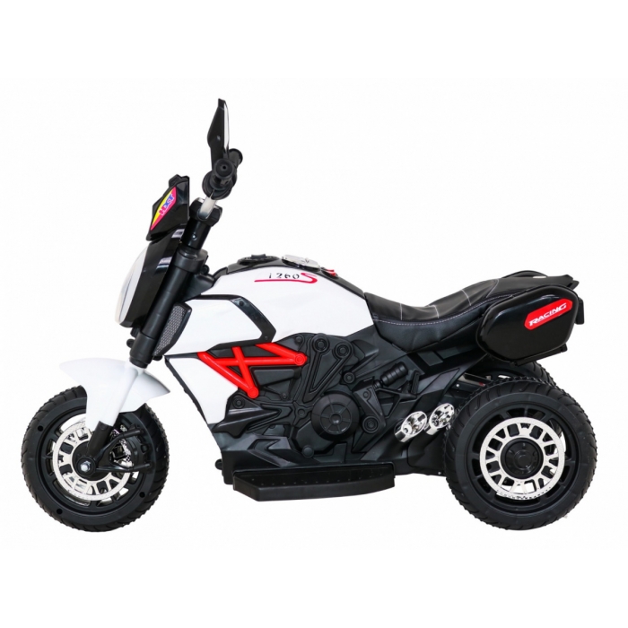 Motocicleta electrica Fast Tourist 83x35x63 cm alb - 7