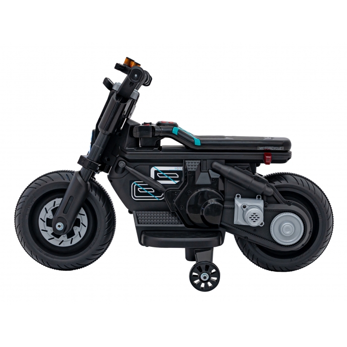 Motocicleta electrica Future QLS-805 cu 2 roti ajutatoare 88x46x56 cm negru - 4