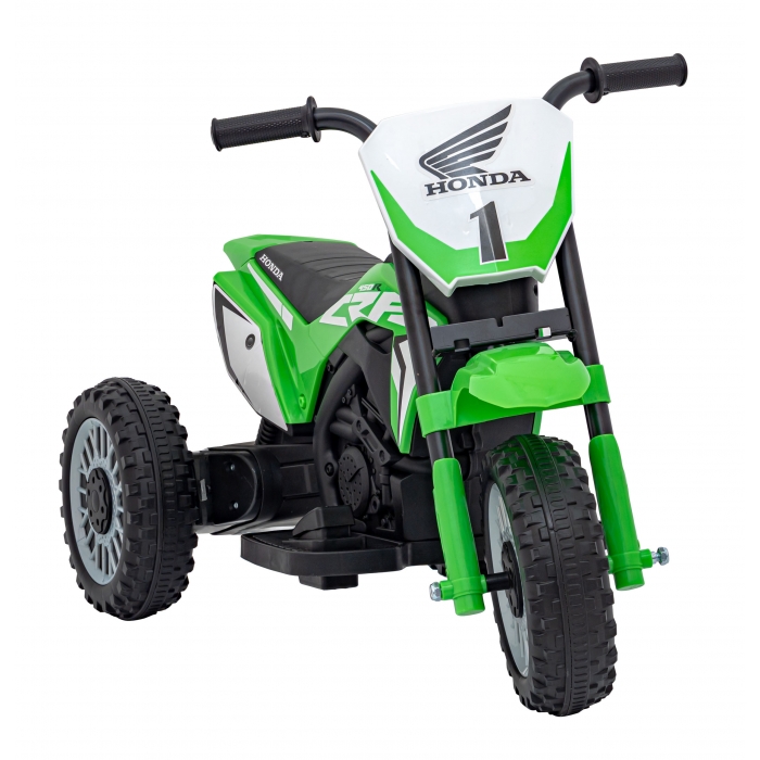 Motocicleta electrica Honda CRF 450R 70x41x50 cm verde - 5