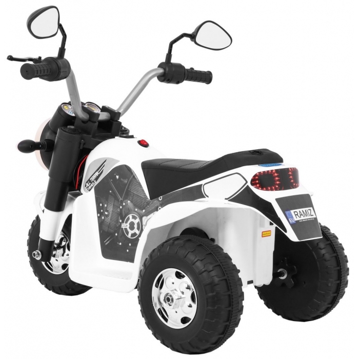 Motocicleta electrica MiniBike 71x53x57 cm alb - 4