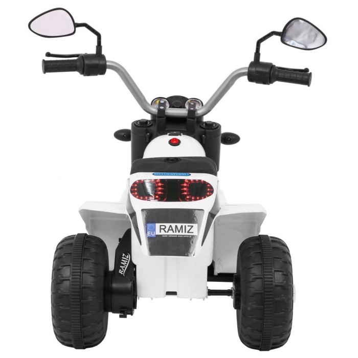 Motocicleta electrica MiniBike 71x53x57 cm alb - 5