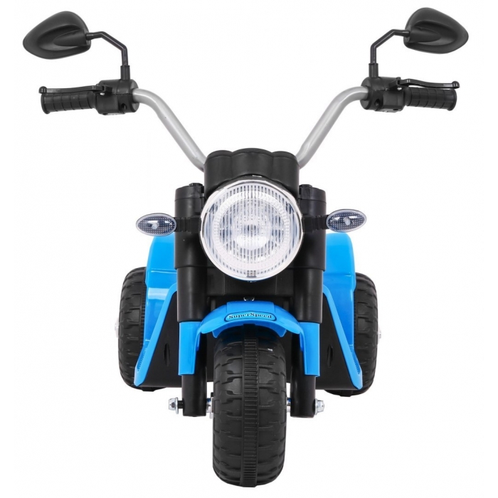 Motocicleta electrica MiniBike 71x53x57 cm albastru - 2