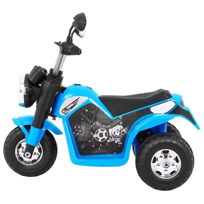 Motocicleta electrica MiniBike 71x53x57 cm albastru - 3