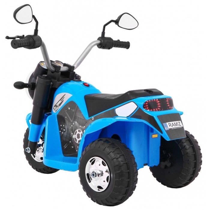 Motocicleta electrica MiniBike 71x53x57 cm albastru - 4