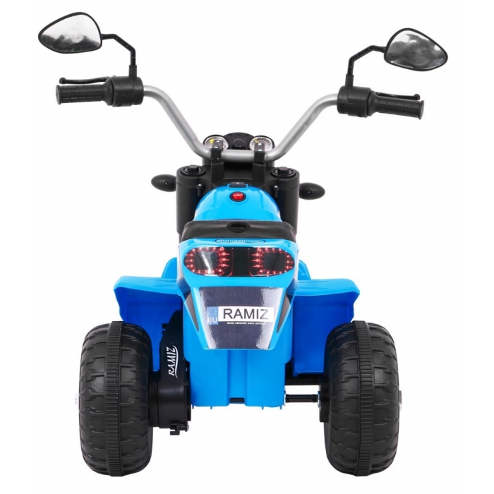 Motocicleta electrica MiniBike 71x53x57 cm albastru - 5