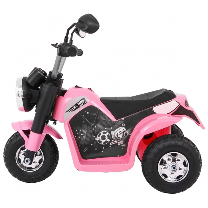 Motocicleta electrica MiniBike 71x53x57 cm roz - 3