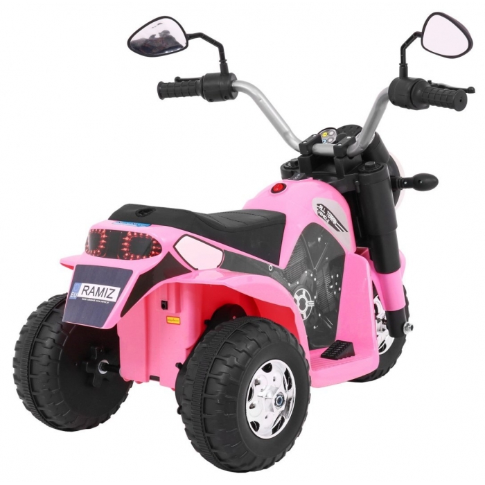 Motocicleta electrica MiniBike 71x53x57 cm roz - 7