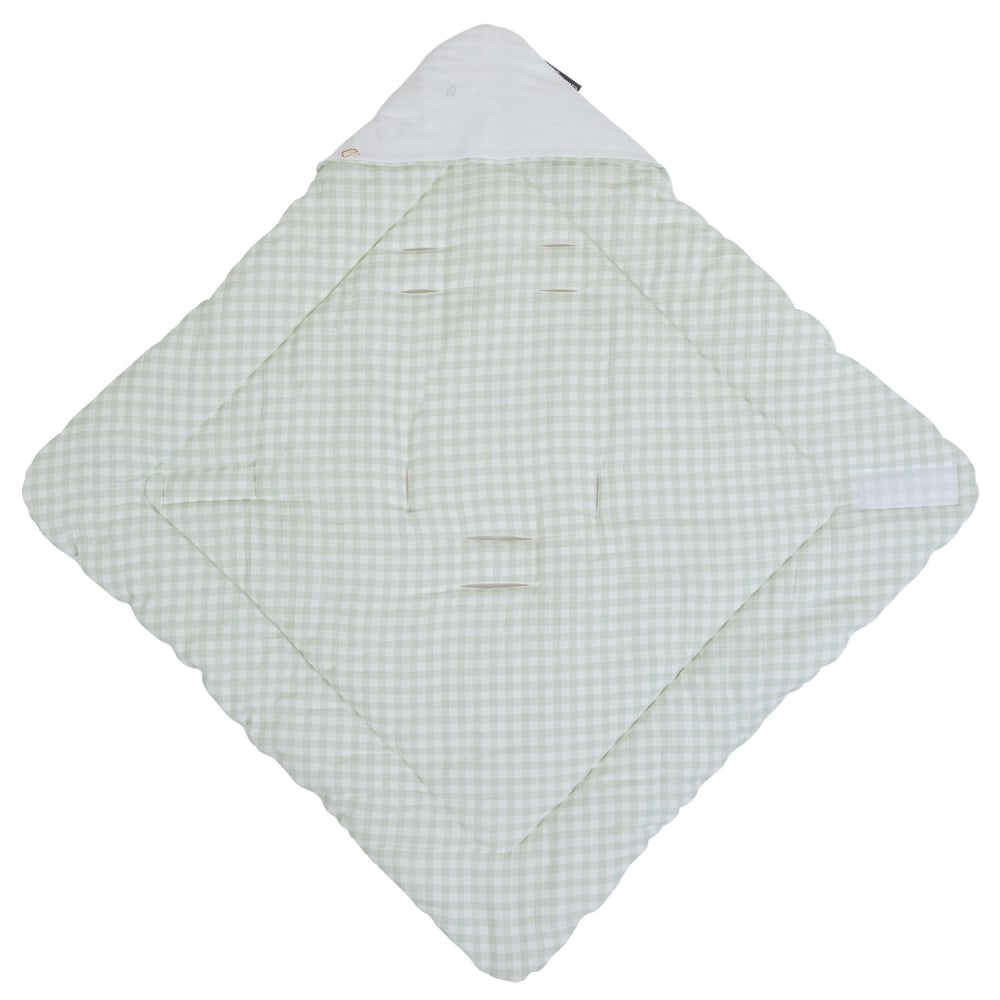 Paturica de infasat Childhome 75x75 cm jerse tetra verde - 1 | YEO