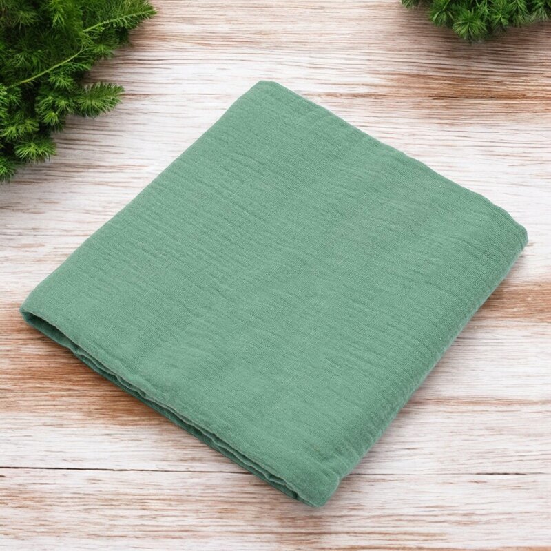 Paturica moale bebe New Baby cu multiple intrebuintari 60x60 cm din bumbac Green